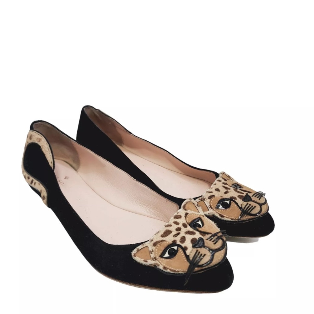 Kate Spade! Suede. Tiger flats!